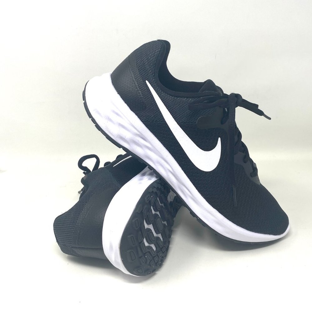 💖MEGA SALE💖NIKE WOMEN'S  8.5 DC 9001 003 REVOLUTION 6 NN WIDE Black Mesh - Picture 5 of 9